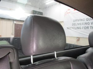 2003-2007 GMC Sierra 1500 Gray Cloth or Rear Seat Headrest - Front (Used OEM)