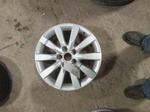 2009-2016 Audi A4 10-Spoke Silver Painted Alloy Wheel (Used OEM)