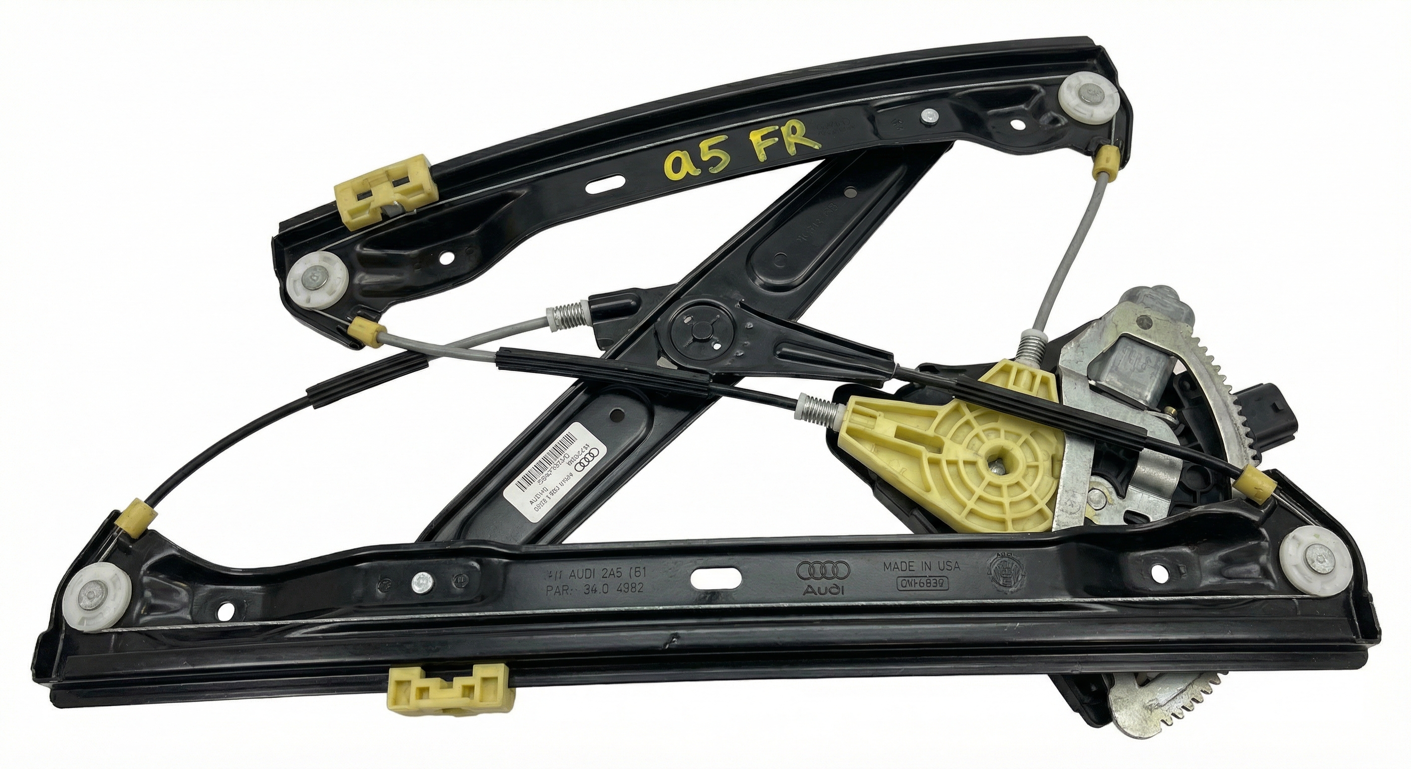 2009-2014 Nissan Murano Power Window Regulator - Front, Right (Passenger) (Used OEM)