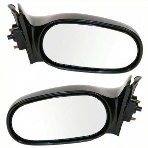 1998-2002 Toyota Corolla Manual Door/Side View Mirror - Right (Passenger) (Used OEM)