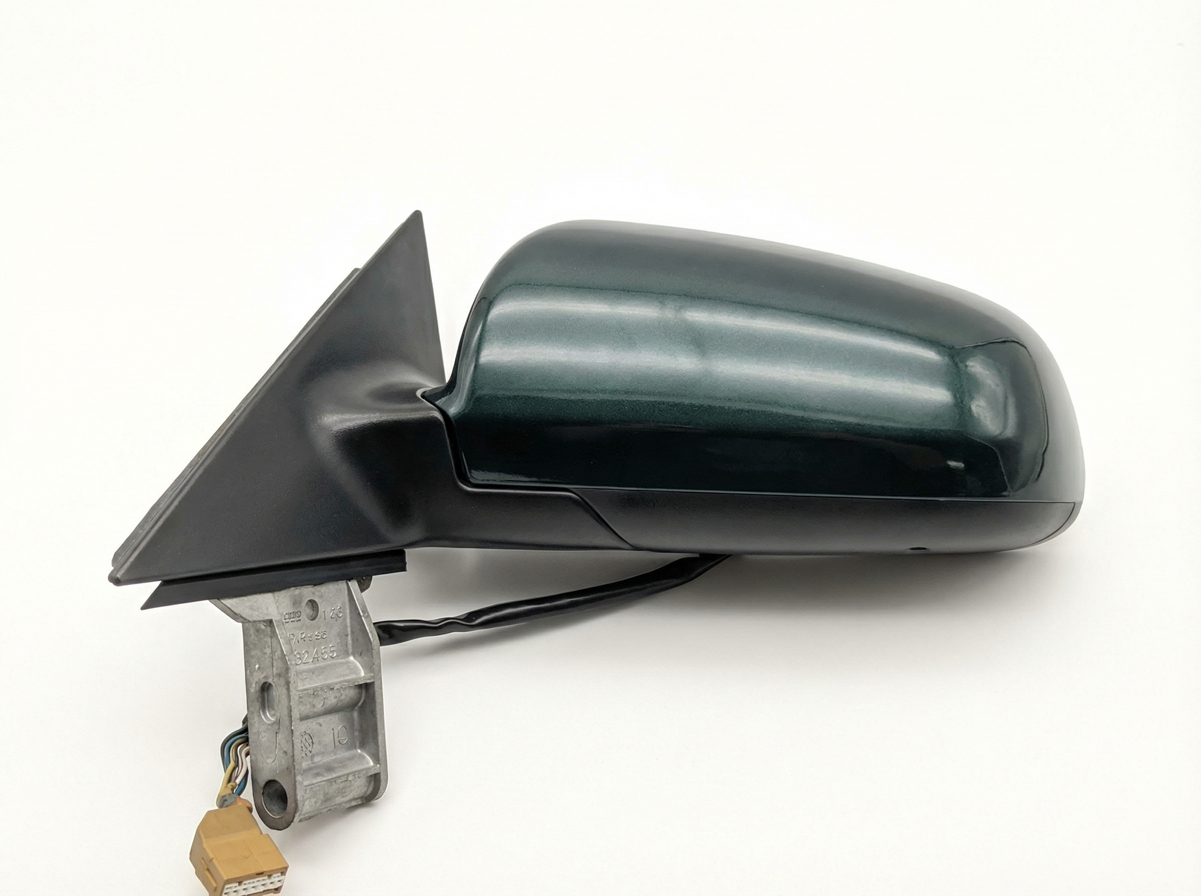 2003-2005 Audi A4 Black Power Door/Side View Mirror - Left (Driver) (Used OEM)