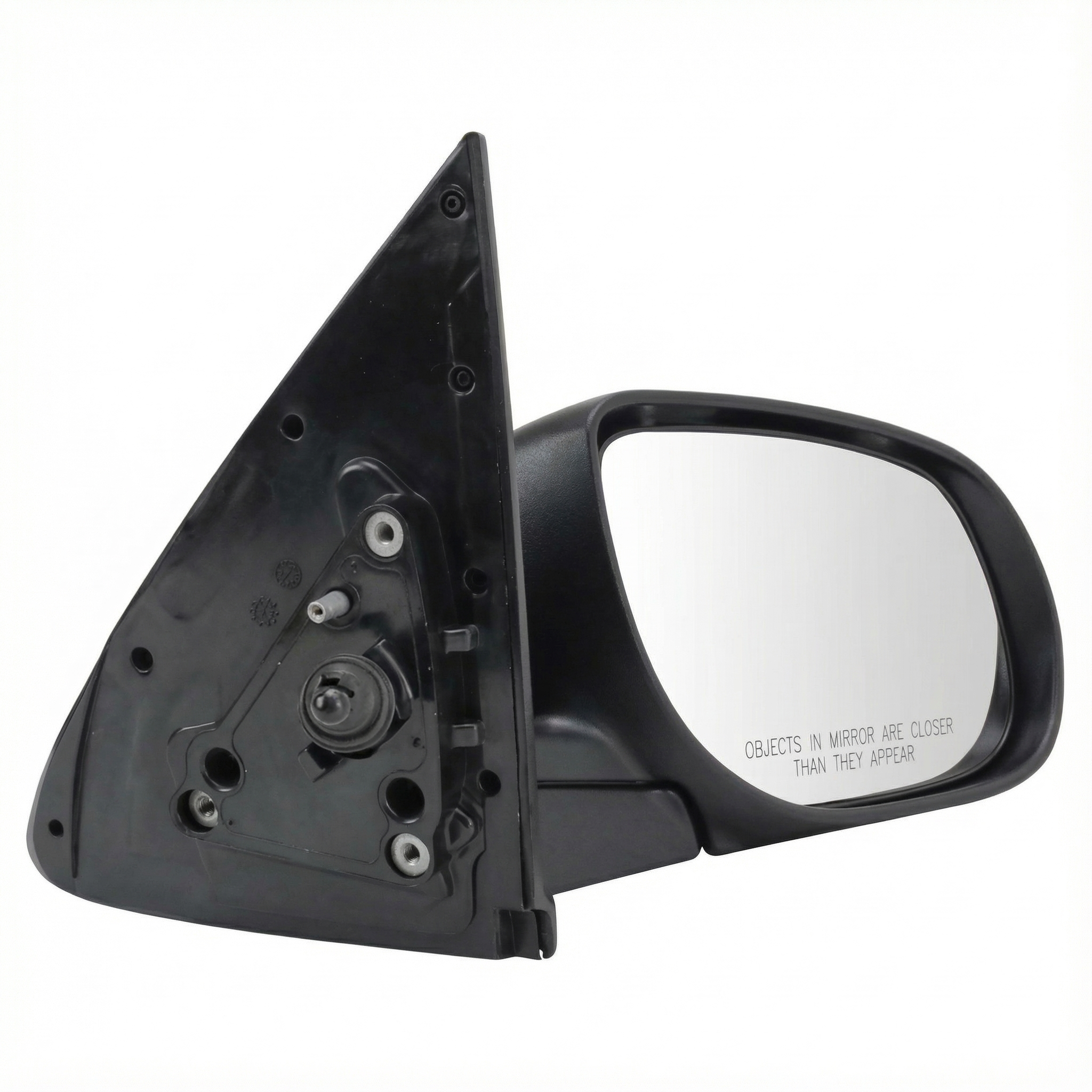 2010-2013 Kia Forte Koup Black Manual Door/Side View Mirror - Right (Passenger) (Used OEM)