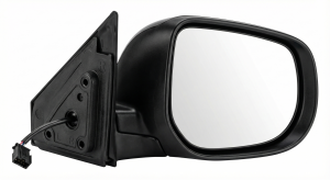 2007-2009 Mazda 3 Silver Manual Door/Side View Mirror - Left (Driver) (Used OEM)