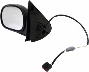 2001-2005 Honda Civic Black Power Non-Heated Door/Side View Mirror - Left (Driver) (Used OEM)