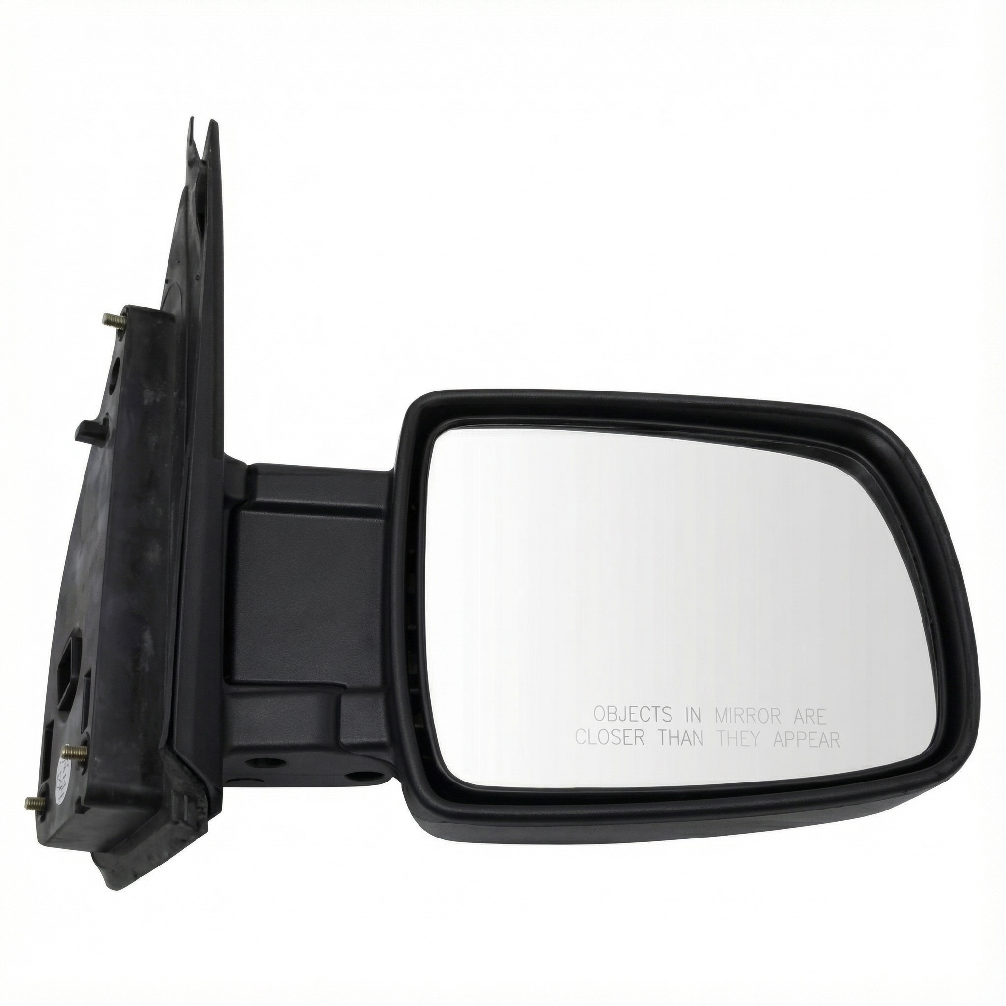 2003-2004 Honda Element Black Manual Door/Side View Mirror - Right (Passenger) (Used OEM)