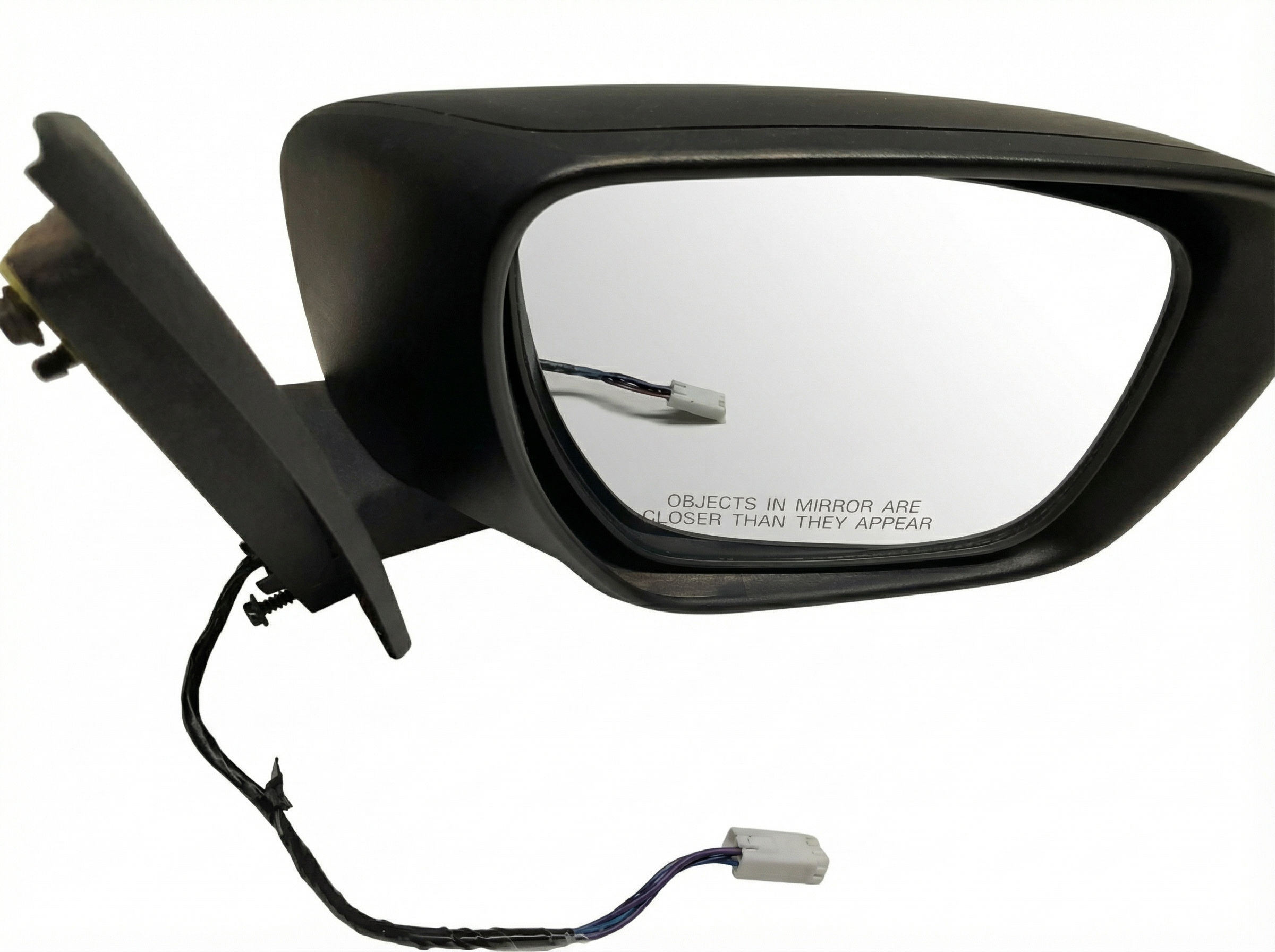 2007-2009 Mazda CX-7 White Power Door/Side View Mirror - Right (Passenger) (Used OEM)