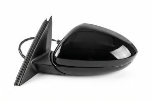 2019-2021 Volkswagen Jetta Black Power Door/Side View Mirror - Left (Driver) (Used OEM)