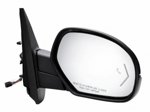 2009-2013 Chevrolet Suburban 2500 White Side/Door Mirror - Right (Passenger) (Used OEM)