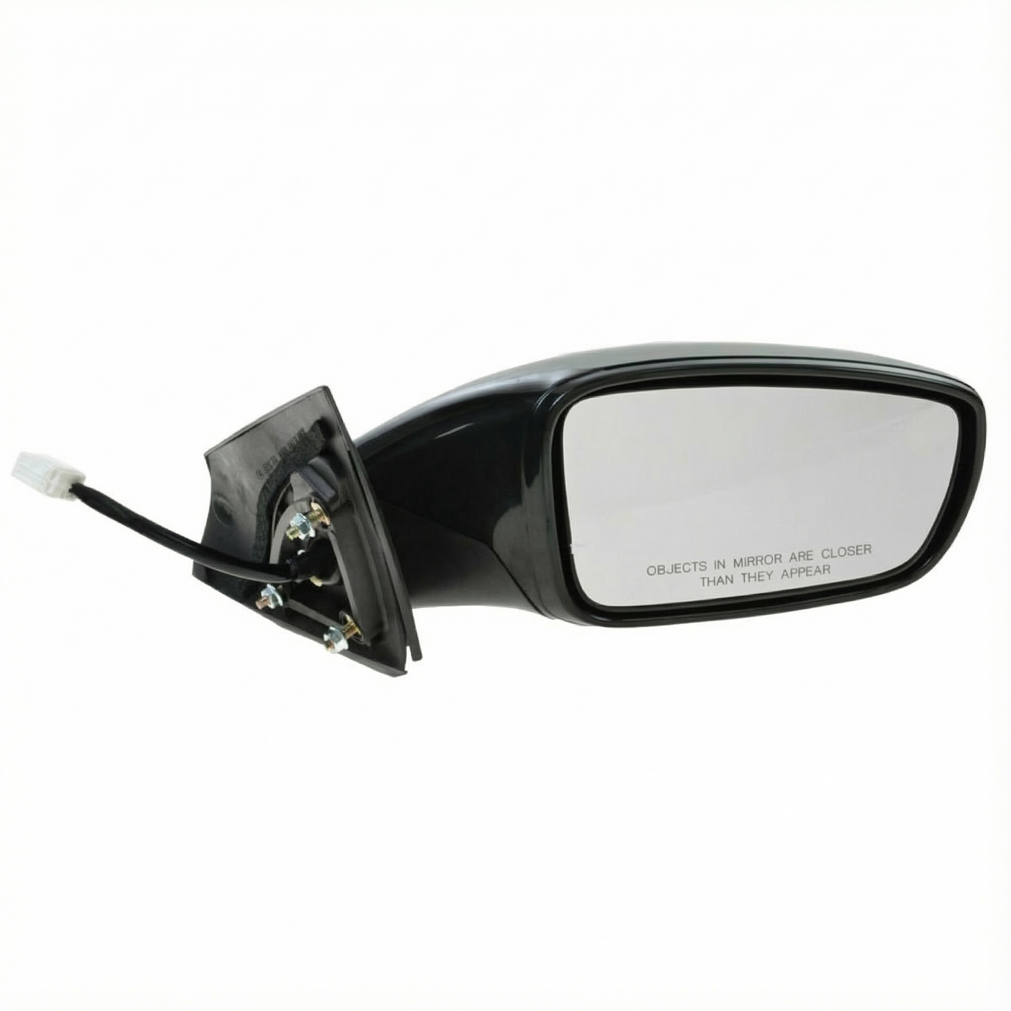 1998-2003 Dodge Ram 2500 Van Black Manual Door/Side View Mirror - Left (Driver) (Used OEM)