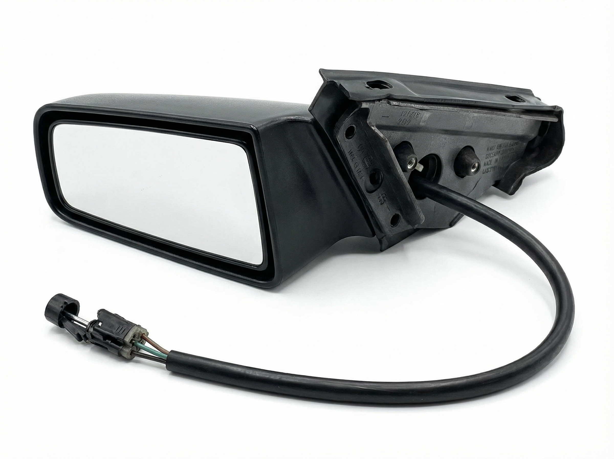 1982-1996 Buick Century Black Manual Cable Control Door/Side View Mirror - Left (Driver) (Used OEM)