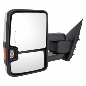 2015-2019 GMC Sierra 2500 HD White Side/Door Mirror - Left (Driver) (Used OEM)