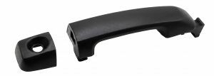 2007-2021 Toyota Tundra Black Exterior Door Handle - Front, Left (Driver) (Used OEM)