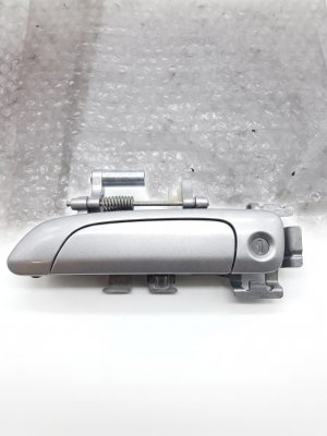 2001-2005 Honda Civic Silver Front Exterior Door Handle - Right (Passenger) (Used OEM)