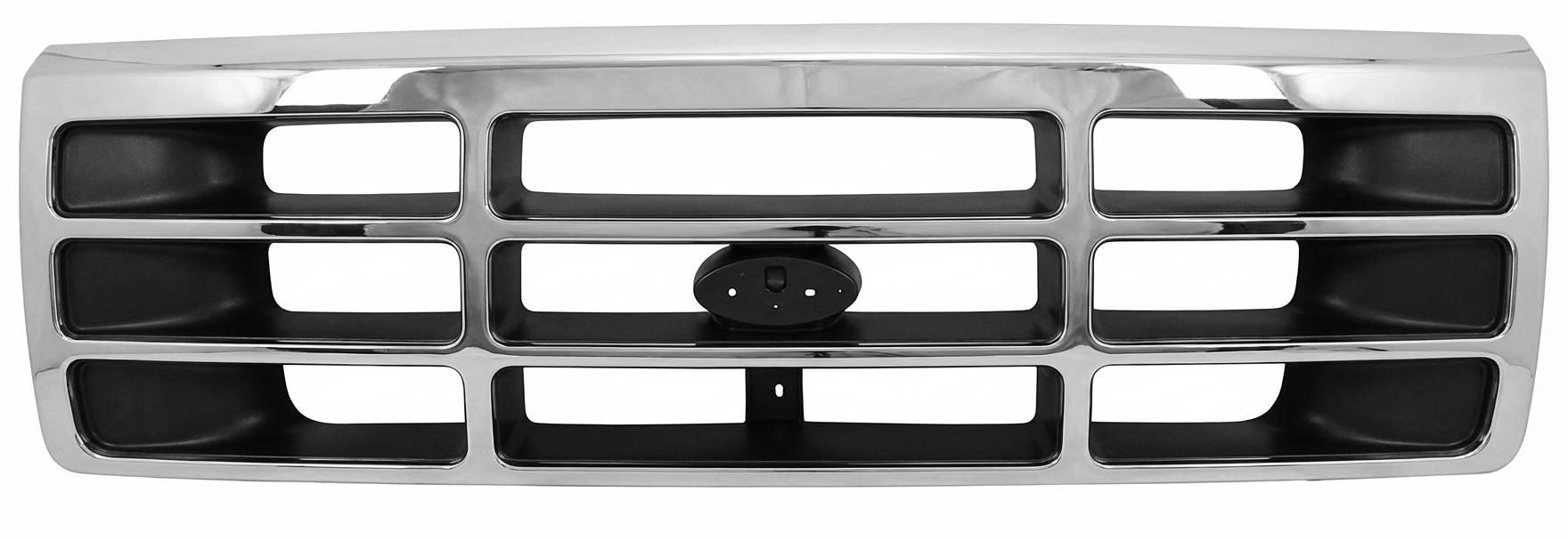 2001-2003 Ford Ranger Chrome Chrome Center Grille with Chrome Bars (New OEM)