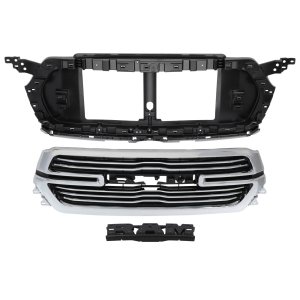 2019-2024 Ram 1500 Classic Black Grille with Painted Surround and Hex Link Inserts (Used OEM)