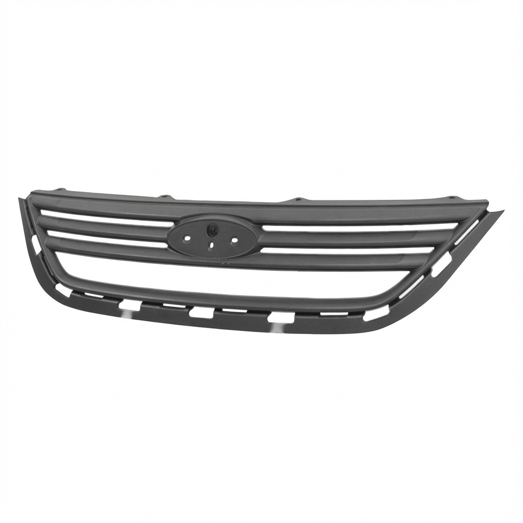 2011-2013 Ford Fiesta Gray 3-Bar Grille with Painted Surround and Emblem (Used OEM)