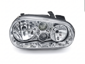1999-2002 Volkswagen GTI Halogen Headlight Assembly with Integrated Fog Light - Left (Driver) (Used OEM)