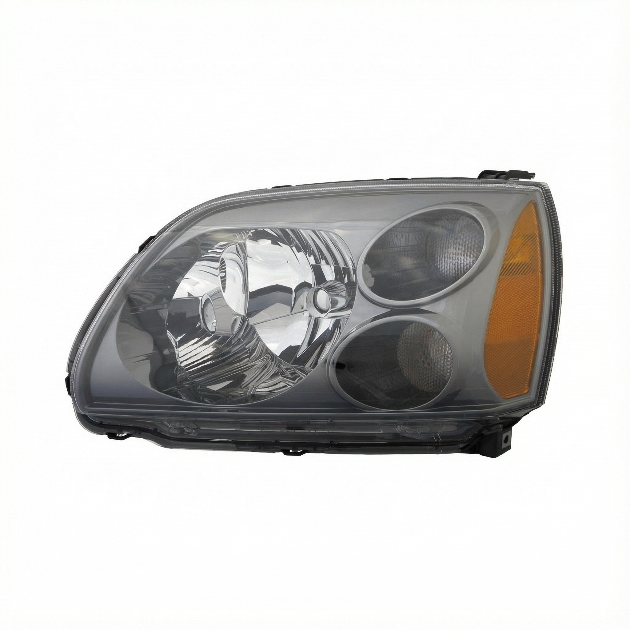 2007-2009 Mitsubishi Galant Black Black Bezel Headlight Assembly - Left (Driver) (Used OEM)