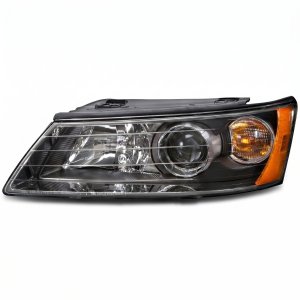 2006-2008 Hyundai Sonata Halogen Headlight Assembly - Left (Driver) (Used OEM)