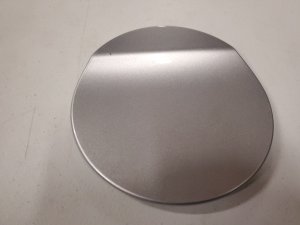 2013-2019 Ford Police Interceptor Sedan Silver Fuel Filler Door (Used OEM)