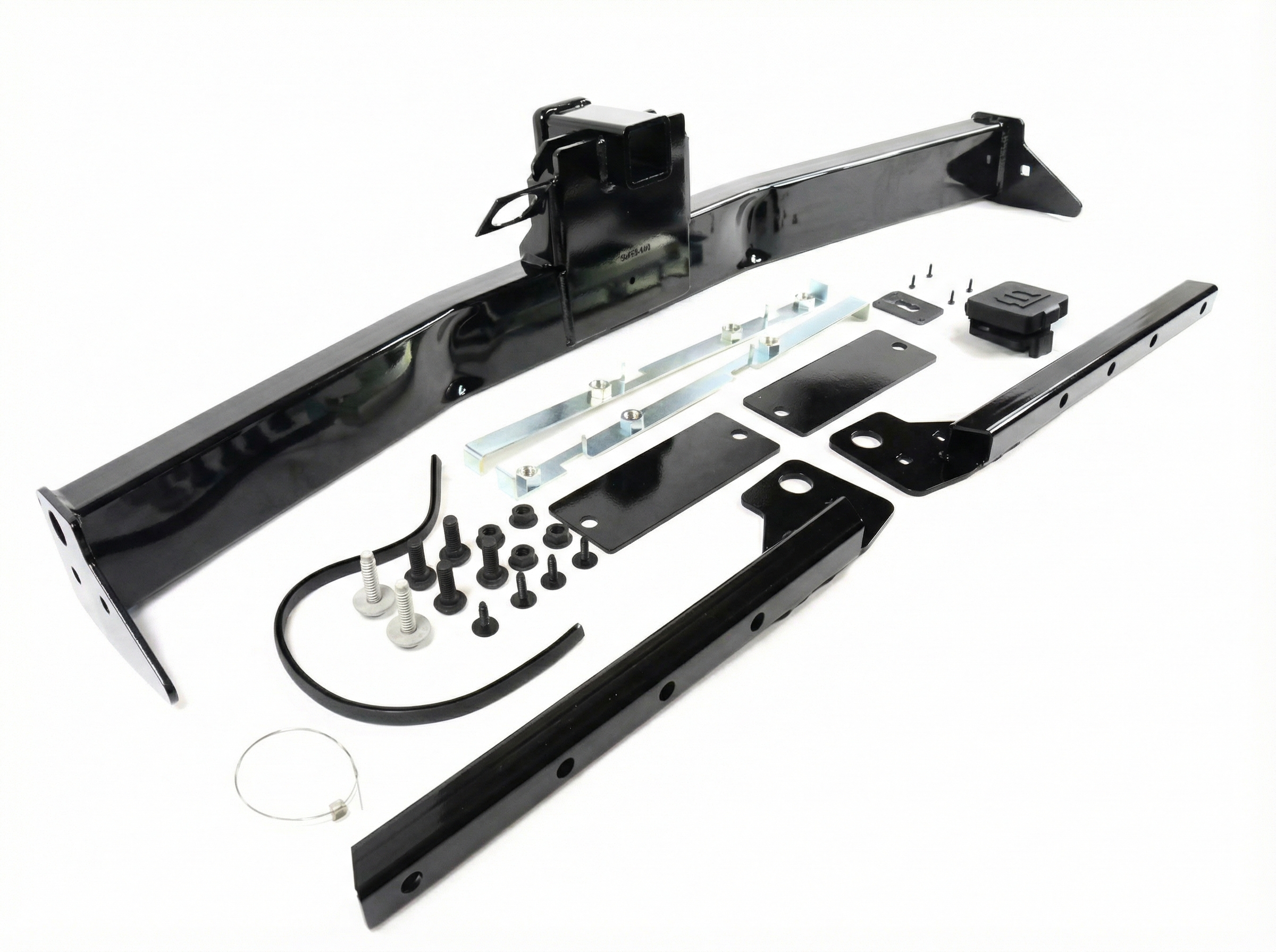 2008-2020 Dodge Grand Caravan Bumper Impact Bar with Integrated Trailer Hitch - Rear (Used OEM)