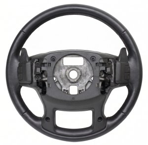 1999-2002 GMC Yukon Black Leather Steering Wheel (Used OEM)