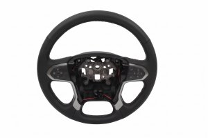 2015-2020 GMC Yukon Black Heated Leather Steering Wheel with Controls (Used OEM)