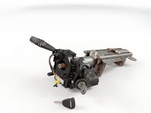 2007-2009 Mercedes-Benz S600 Black Steering Column (Used OEM)