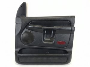 1998-2001 Dodge Ram 1500 Black Door Interior Trim Panel (Manual Windows/Locks) - Front, Left (Driver) (Used OEM)
