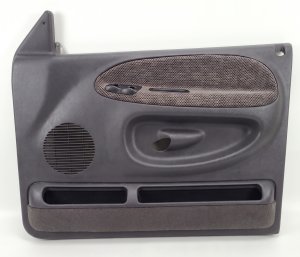1998-2001 Dodge Ram 1500 Gray Door Interior Trim Panel - Front, Right (Passenger) (Used OEM)