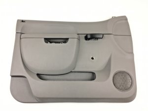 2000-2002 GMC Yukon Gray Door Interior Trim Panel - Front, Left (Driver) (Used OEM)