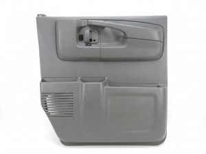 2003-2017 GMC Savana 3500 Gray Door Interior Trim Panel - Front, Left (Driver) (Used OEM)
