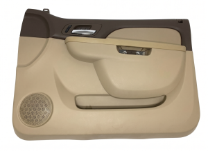 2010-2014 GMC Sierra 3500 HD Tan Door Interior Trim Panel - Front (Used OEM)