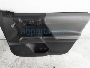 2001-2007 Toyota Sequoia Gray Door Interior Trim Panel - Front, Left (Driver) (Used OEM)