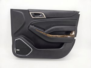 2015-2020 GMC Yukon Black Door Interior Trim Panel - Rear, Right (Passenger) (Used OEM)