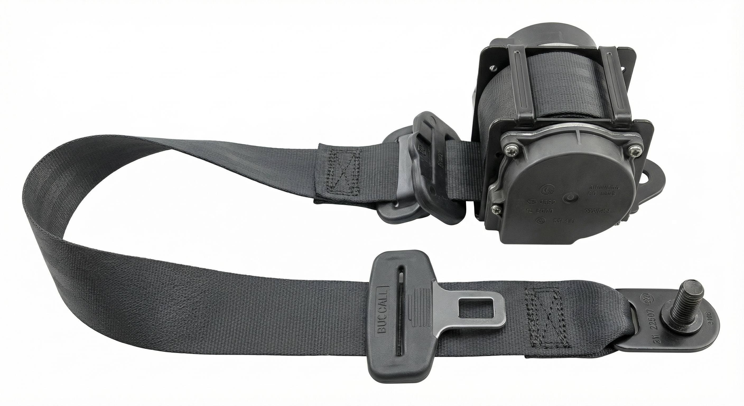 2014-2020 Nissan Rogue Black Seat Belt Assembly - Rear (Used OEM)