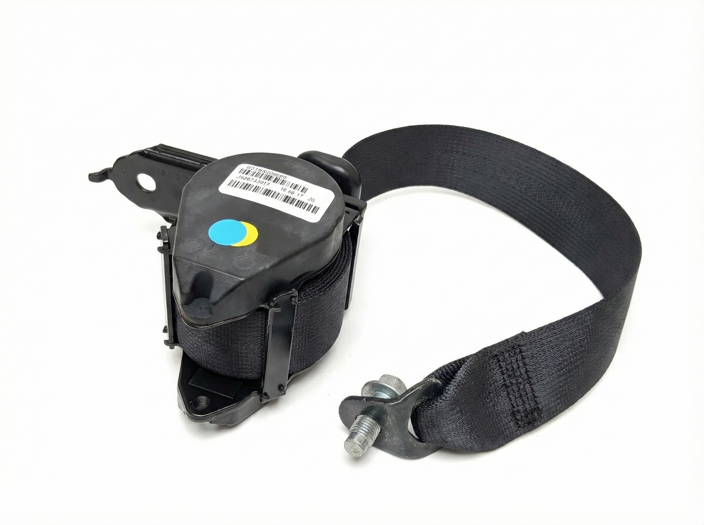 2013-2018 Nissan Altima Black Seat Belt Assembly - Rear, Right (Passenger) (Used OEM)