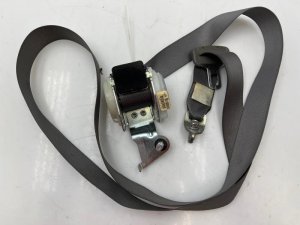 2006-2011 Honda Civic Gray Seat Belt Assembly - Rear, Left (Driver) (Used OEM)
