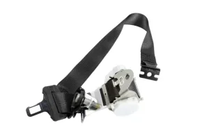 2003-2006 GMC Yukon Black Seat Belt Assembly - Rear, Left (Driver) (Used OEM)