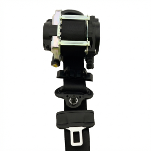 2011-2018 Volkswagen Jetta Black Seat Belt Assembly - Rear, Left (Driver) (Used OEM)