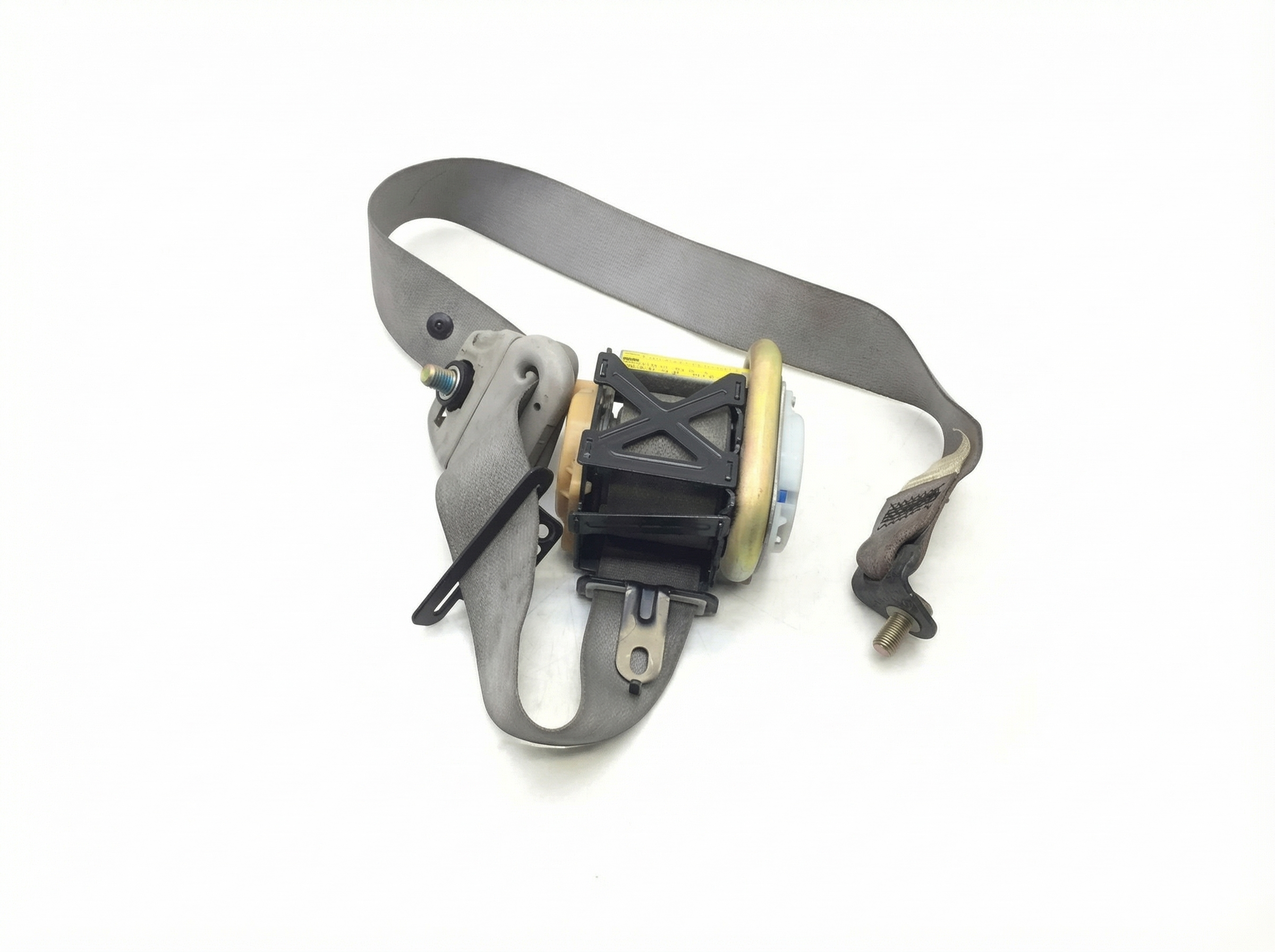 2002-2003 Mazda MPV Gray Seat Belt Buckle with Pretensioner - Front (Used OEM)