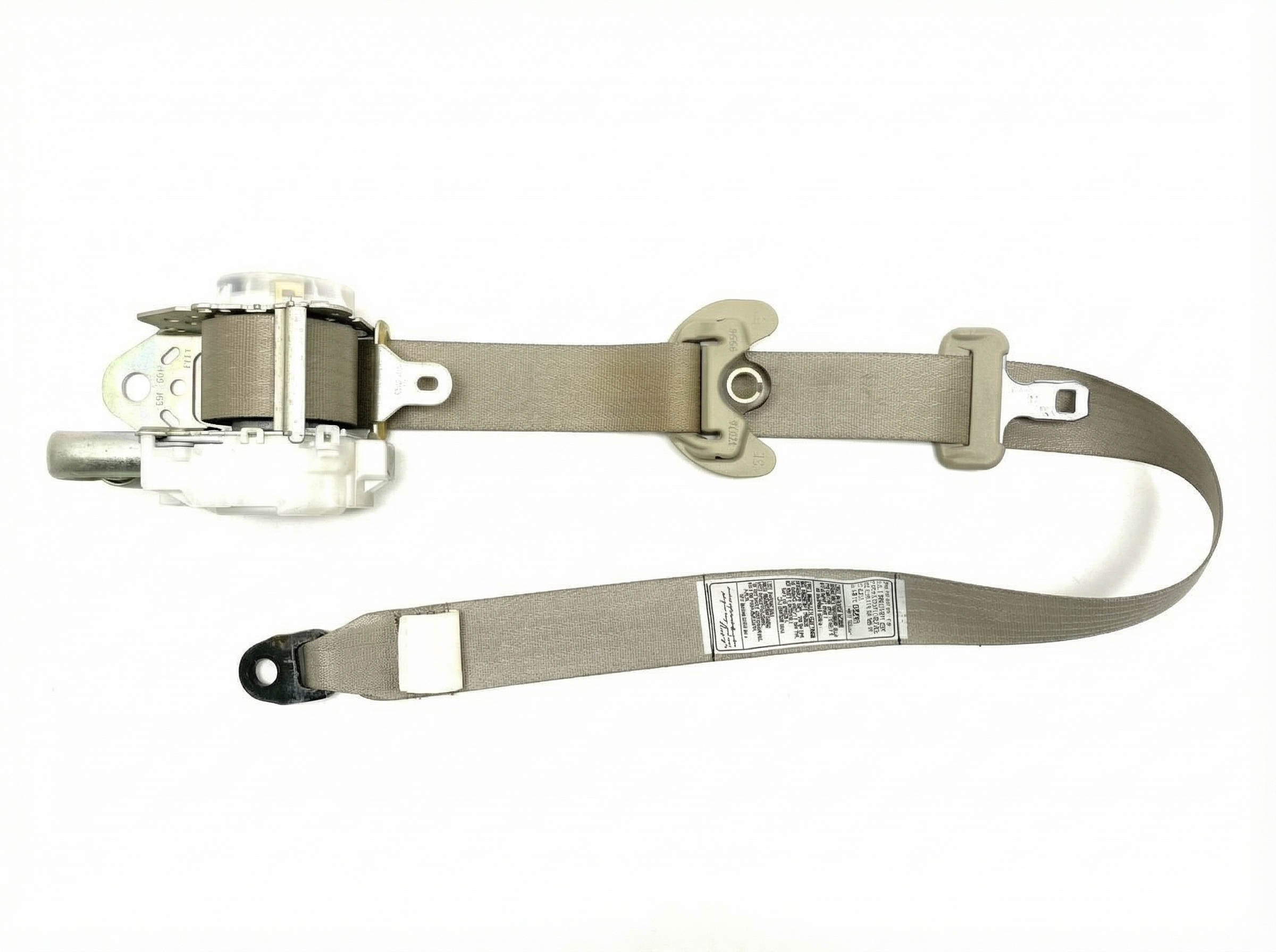 2007-2011 Toyota Camry Gray Seat Belt Retractor Assembly with Pretensioner - Front (Used OEM)