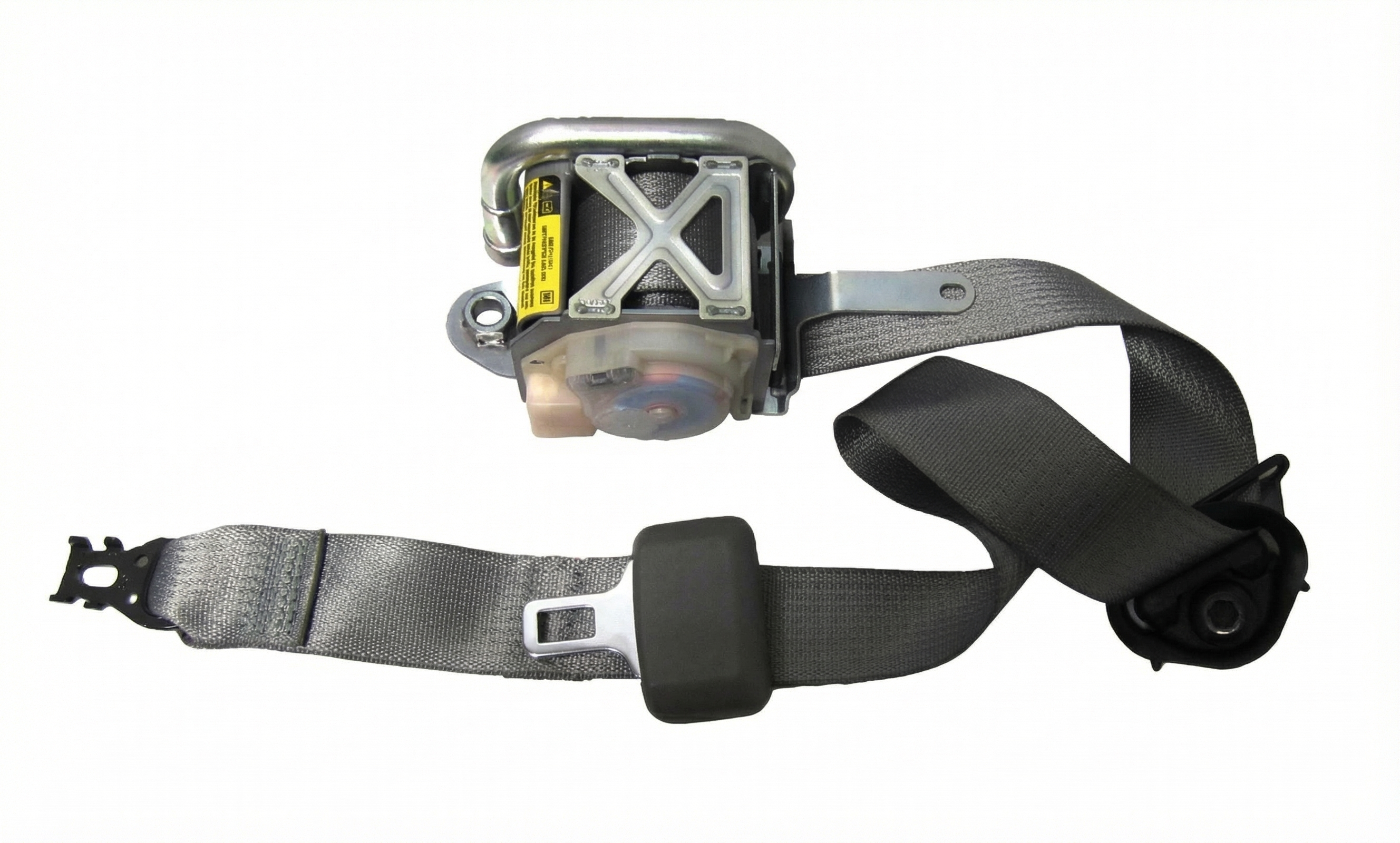 2007-2009 Mazda CX-7 Black Seat Belt Buckle with Pretensioner - Front, Right (Passenger) (Used OEM)