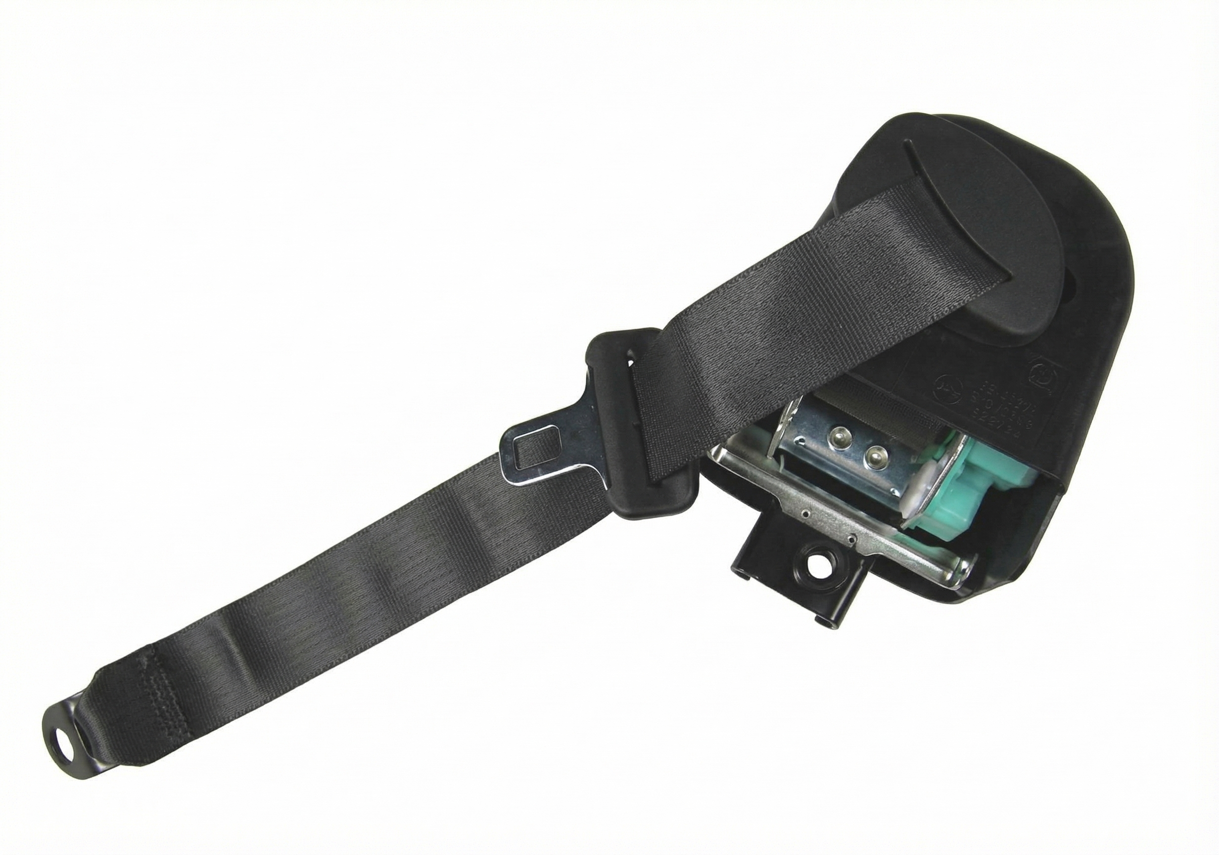 2003-2004 INFINITI M45 Black Seat Belt Buckle with Pretensioner - Front (Used OEM)