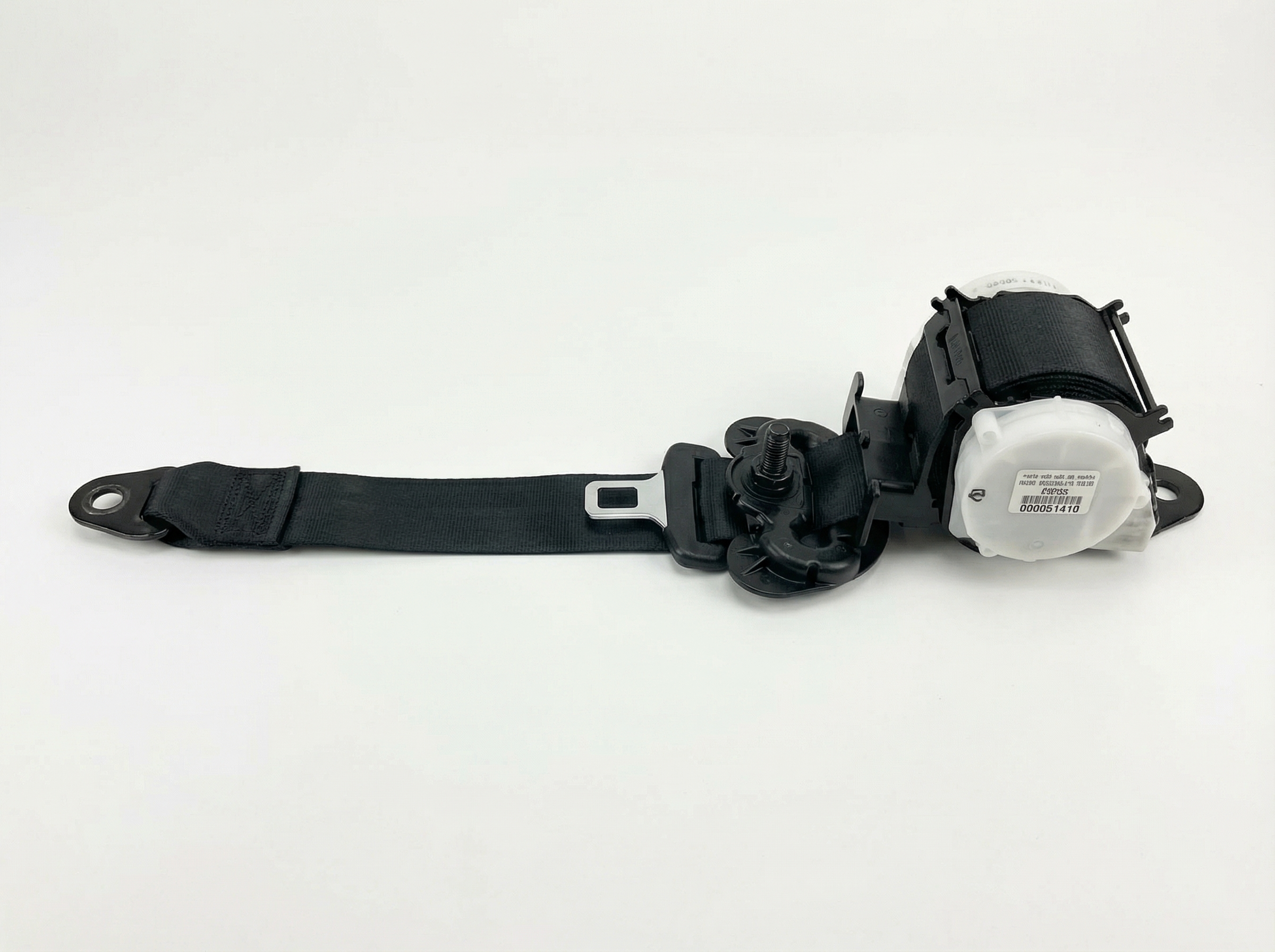 2001-2005 BMW 320i Black Seat Belt Buckle Assembly - Front, Right (Passenger) (Used OEM)