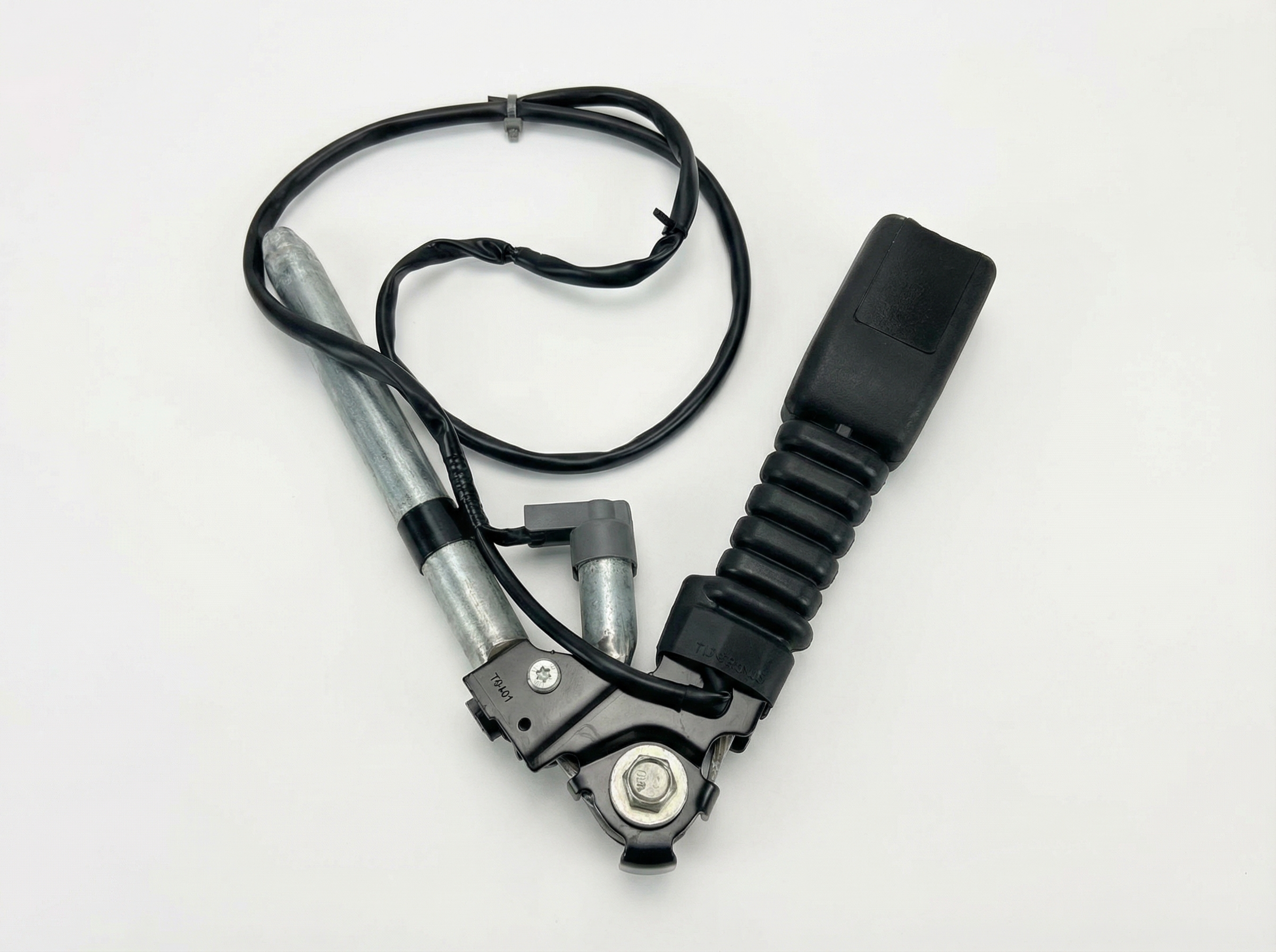 2011-2012 INFINITI QX56 Black Seat Belt Buckle with Pretensioner - Front (Used OEM)