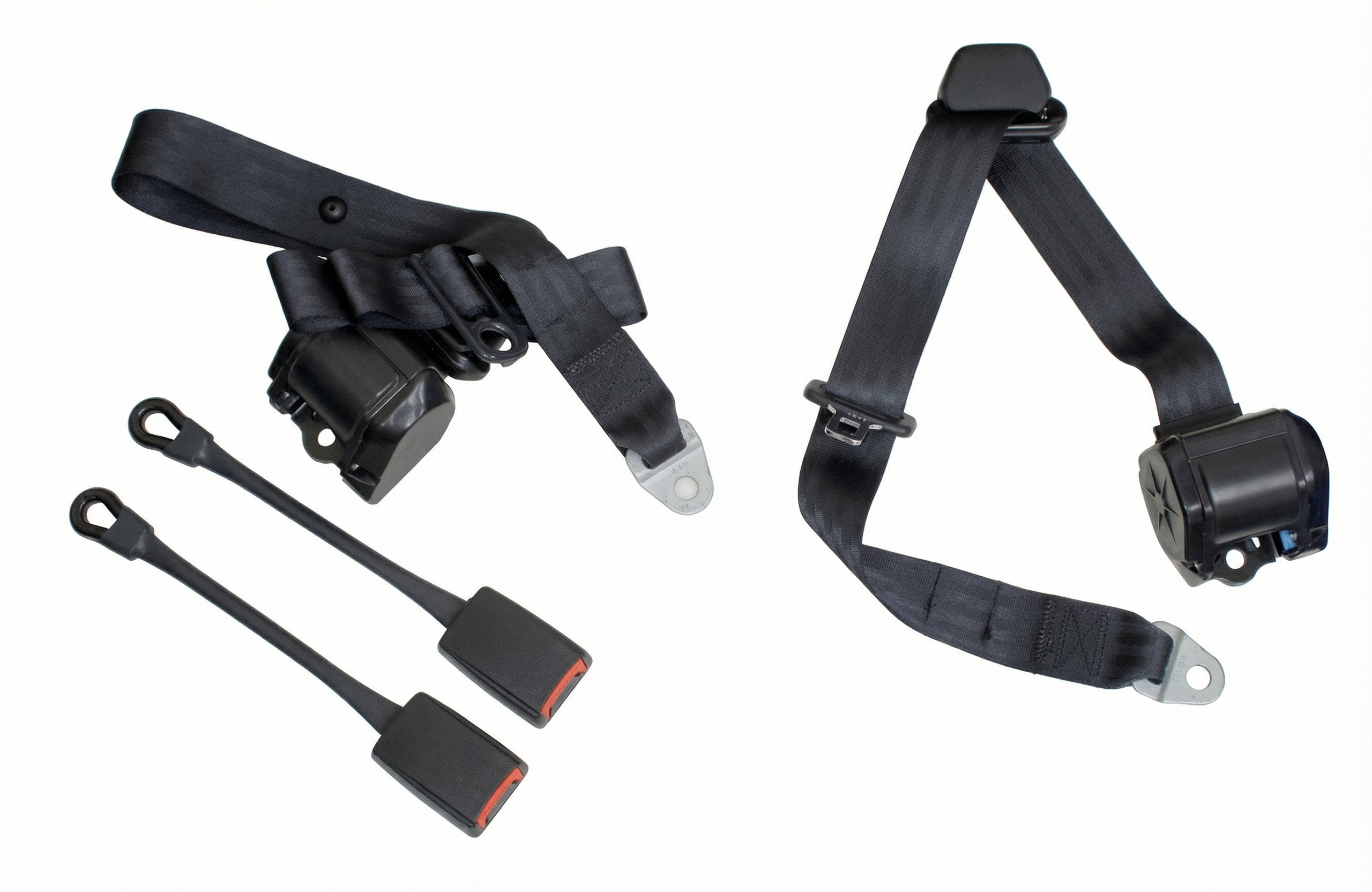2000-2004 Volkswagen Beetle Black Seat Belt Buckle with Pretensioner - Front, Left (Driver) (Used OEM)