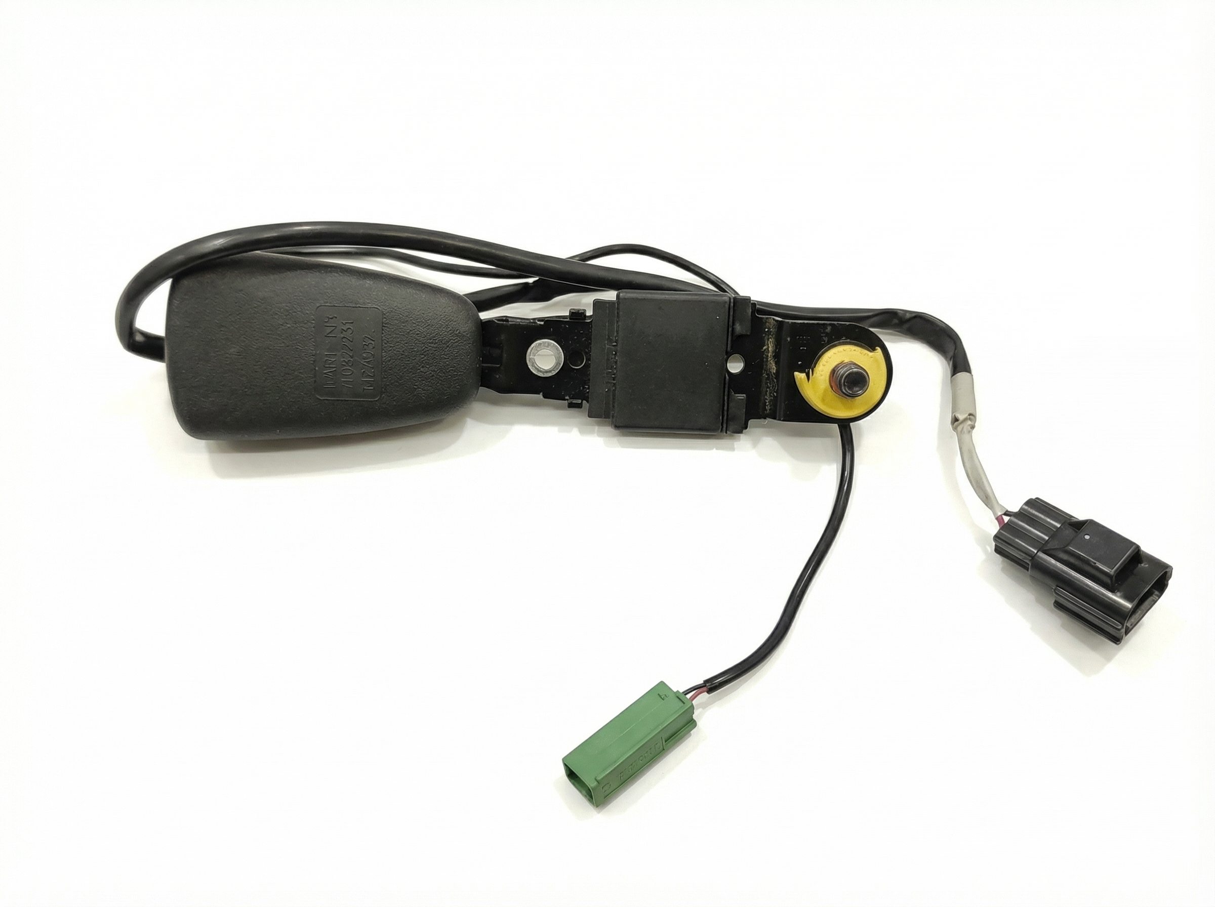 2011-2012 Volvo V60 Black Seat Belt Assembly with Pretensioner - Front (Used OEM)