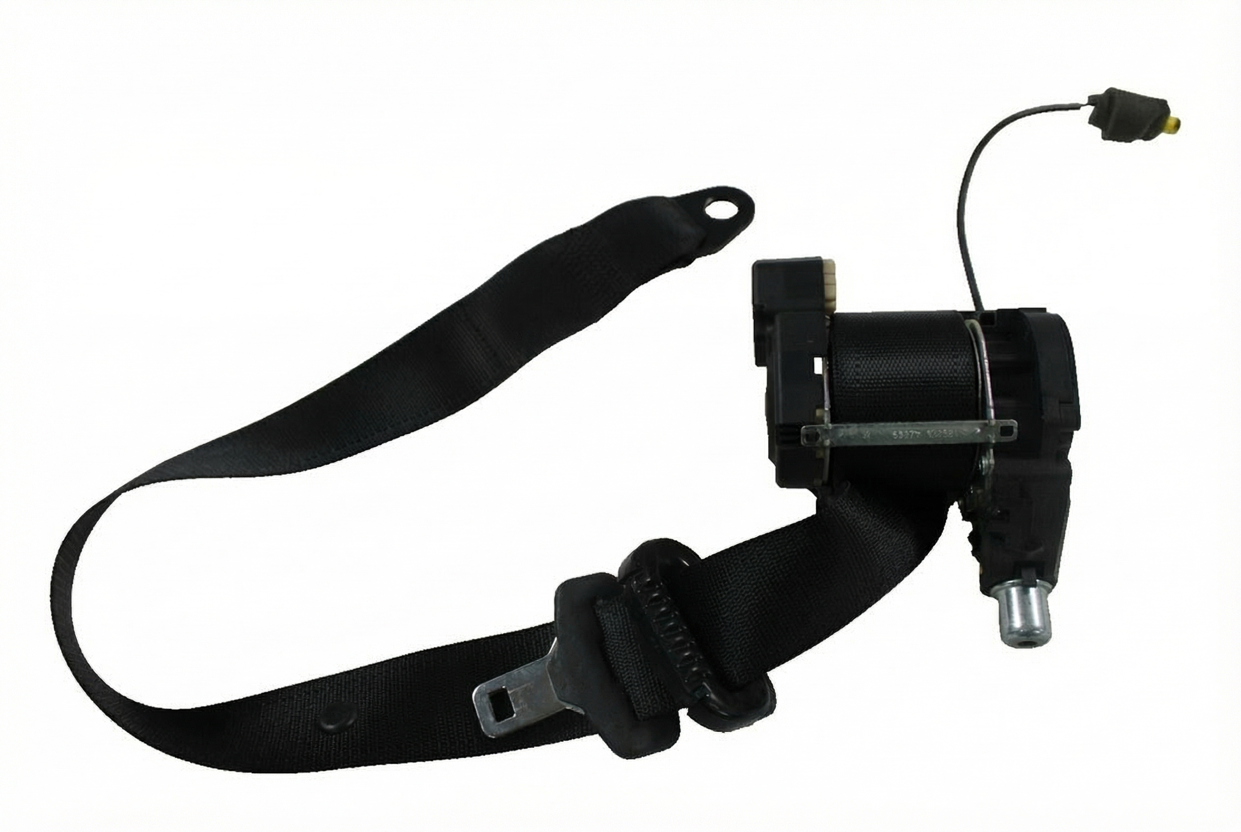 1997-2002 Daewoo Leganza Gray Seat Belt Assembly - Front (Used OEM)