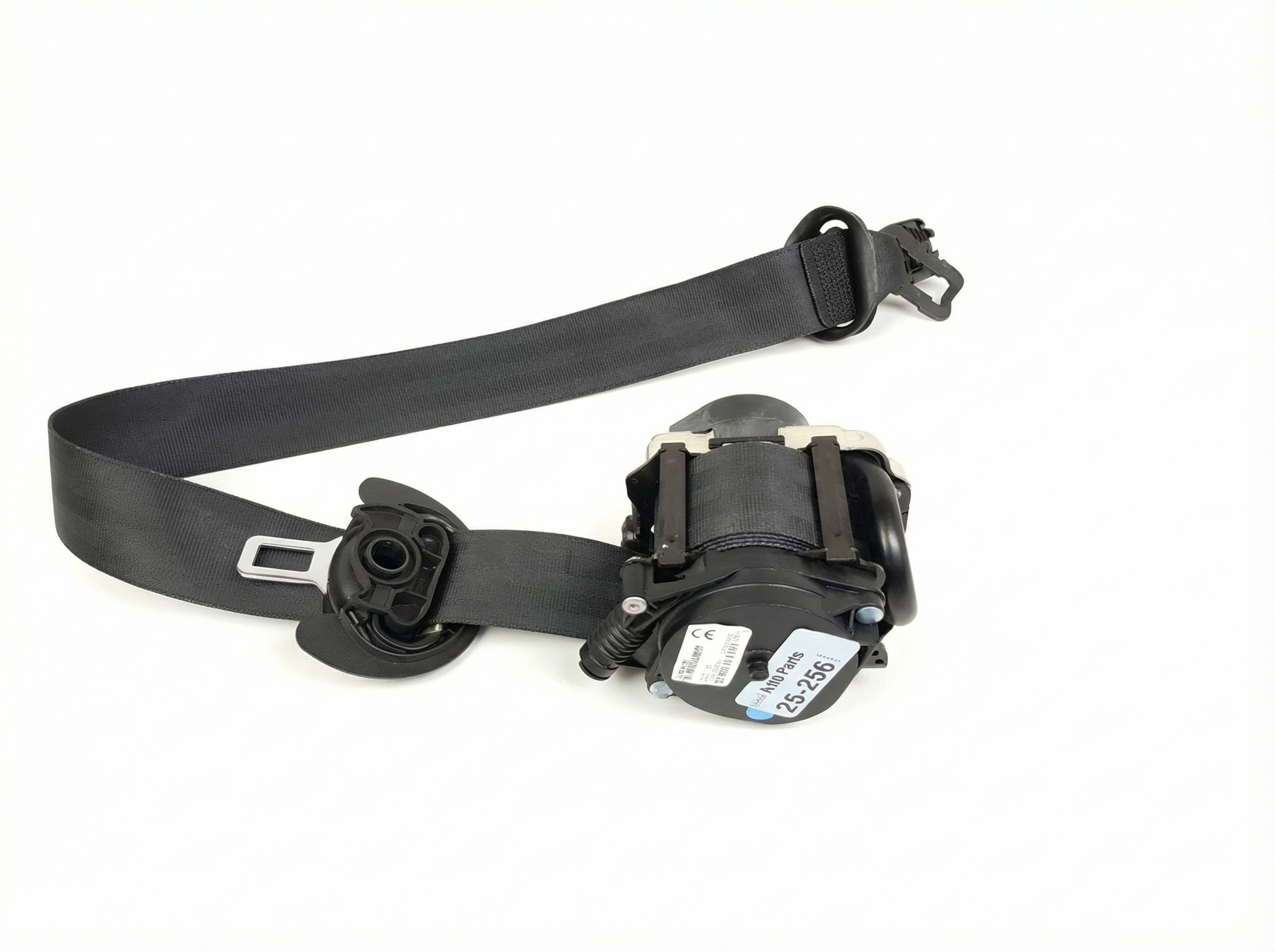 2010-2014 Volkswagen Golf Black Seat Belt Buckle with Pretensioner - Front (Used OEM)